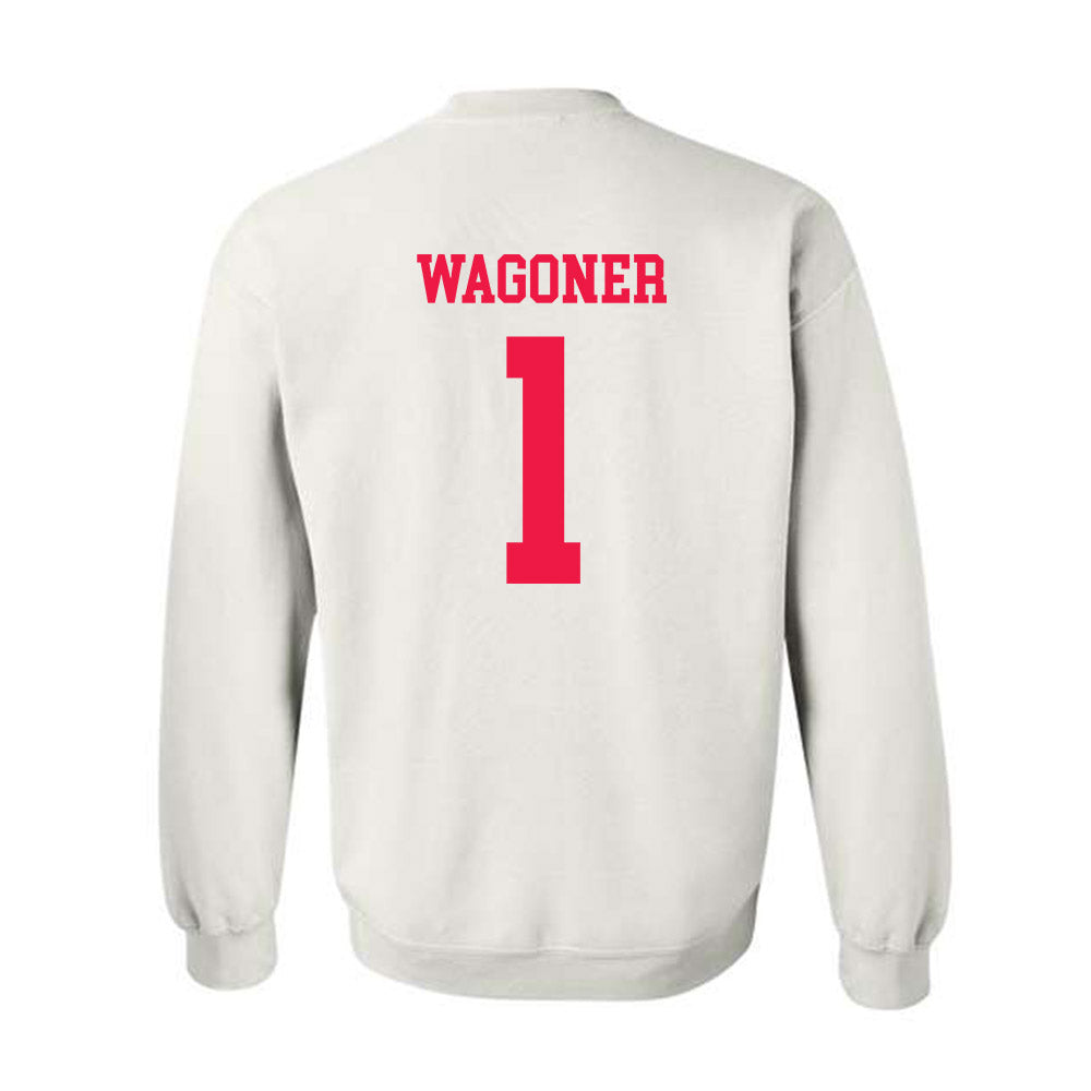 Lamar - NCAA Baseball : Jake Wagoner - Classic Shersey Crewneck Sweatshirt-1