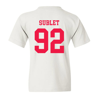 Lamar - NCAA Football : Broderick Sublet - Classic Shersey Youth T-Shirt-1