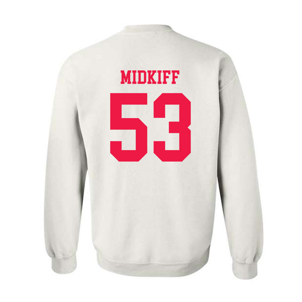 Lamar - NCAA Baseball : Daniel Midkiff - Classic Shersey Crewneck Sweatshirt-1