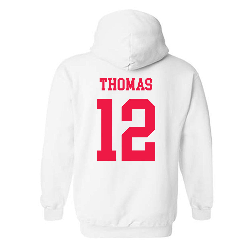 Lamar - NCAA Men's Basketball : Christian Thomas - Classic Shersey Hooded Sweatshirt-1