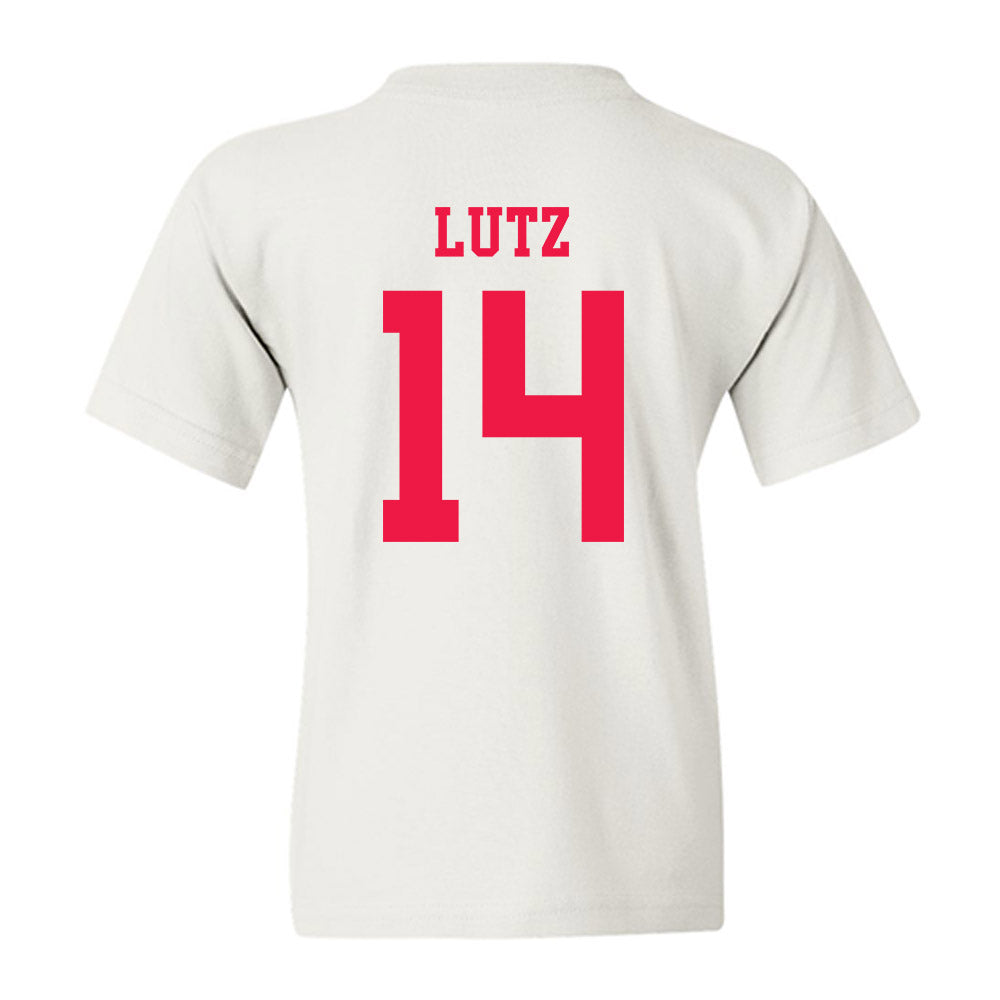 Lamar - NCAA Baseball : Travis Lutz - Classic Shersey Youth T-Shirt-1
