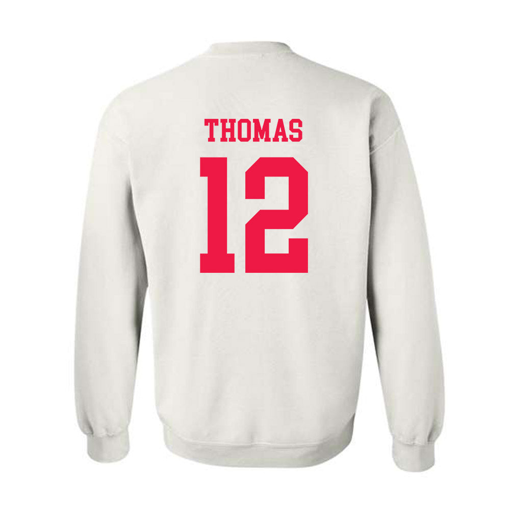 Lamar - NCAA Men's Basketball : Christian Thomas - Classic Shersey Crewneck Sweatshirt-1