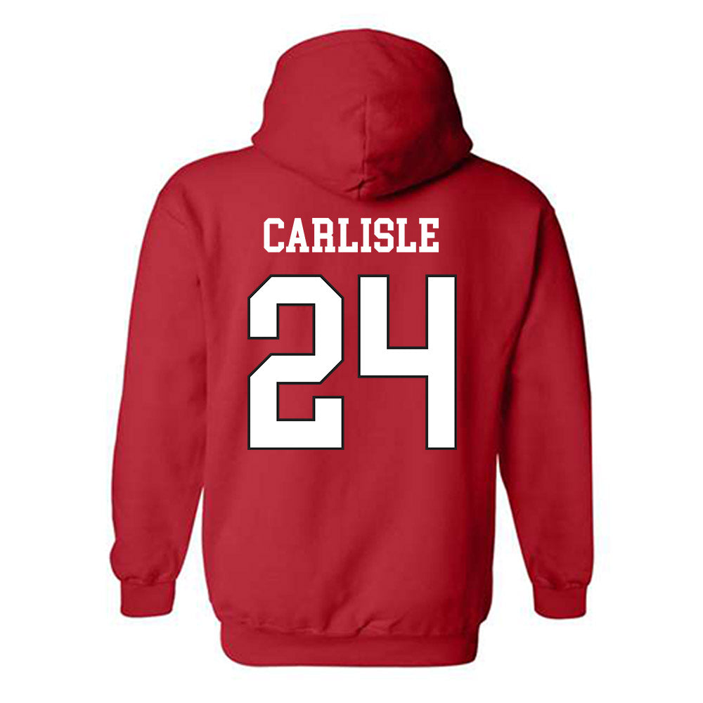 Lamar - NCAA Baseball : Tanner Carlisle - Classic Shersey Hooded Sweatshirt-1
