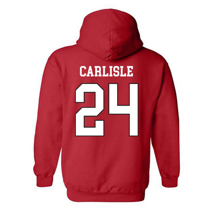 Lamar - NCAA Baseball : Tanner Carlisle - Classic Shersey Hooded Sweatshirt-1
