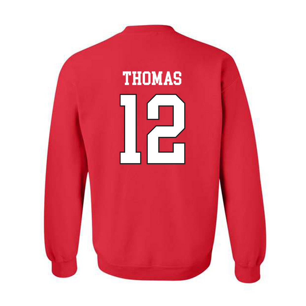 Lamar - NCAA Men's Basketball : Christian Thomas - Classic Shersey Crewneck Sweatshirt-1