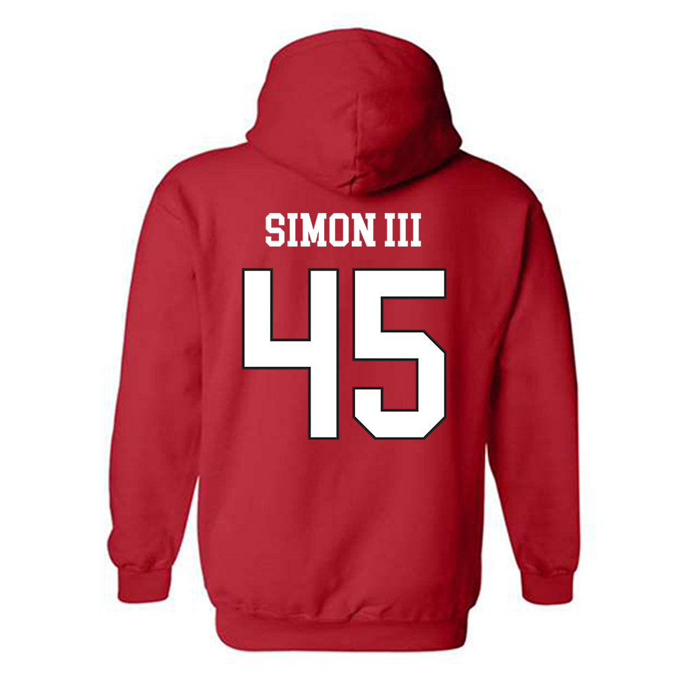 Lamar - NCAA Football : Albert Simon III - Classic Shersey Hooded Sweatshirt-1