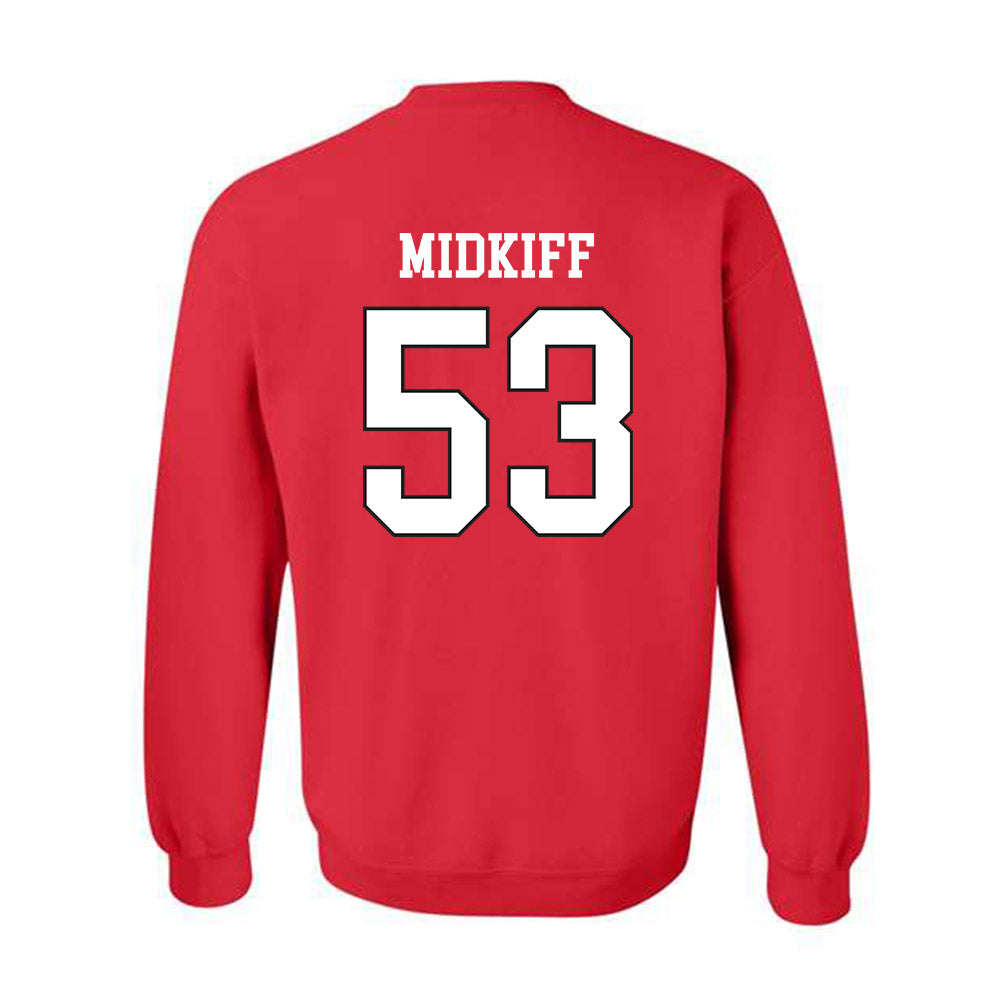 Lamar - NCAA Baseball : Daniel Midkiff - Classic Shersey Crewneck Sweatshirt-1