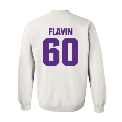 Northwestern - NCAA Football : Hayden Flavin - Sports Shersey Crewneck Sweatshirt-1