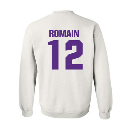 Northwestern - NCAA Football : Marcus Romain - Sports Shersey Crewneck Sweatshirt-1