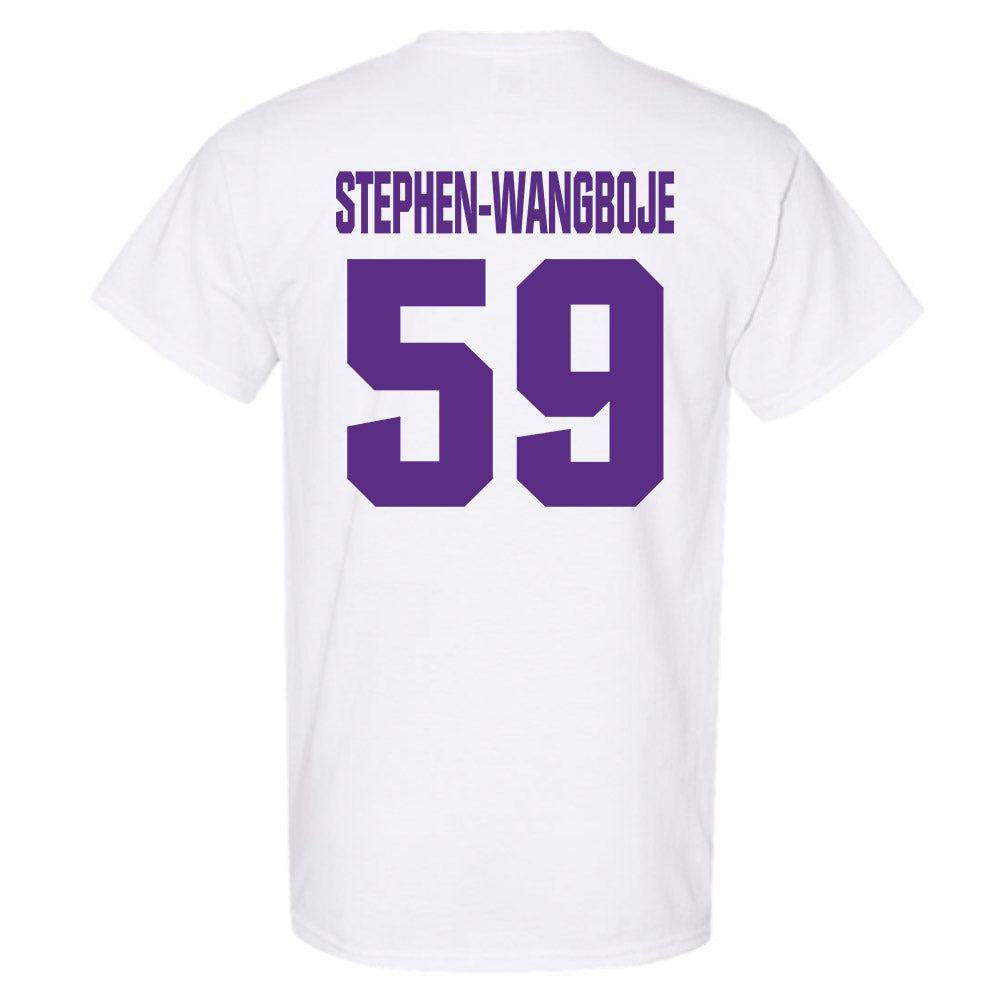Northwestern - NCAA Football : Glory Stephen-Wangboje - Sports Shersey T-Shirt-1
