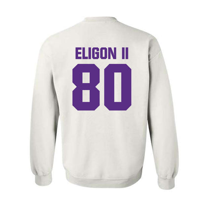 Northwestern - NCAA Football : Hayden Eligon II - Sports Shersey Crewneck Sweatshirt