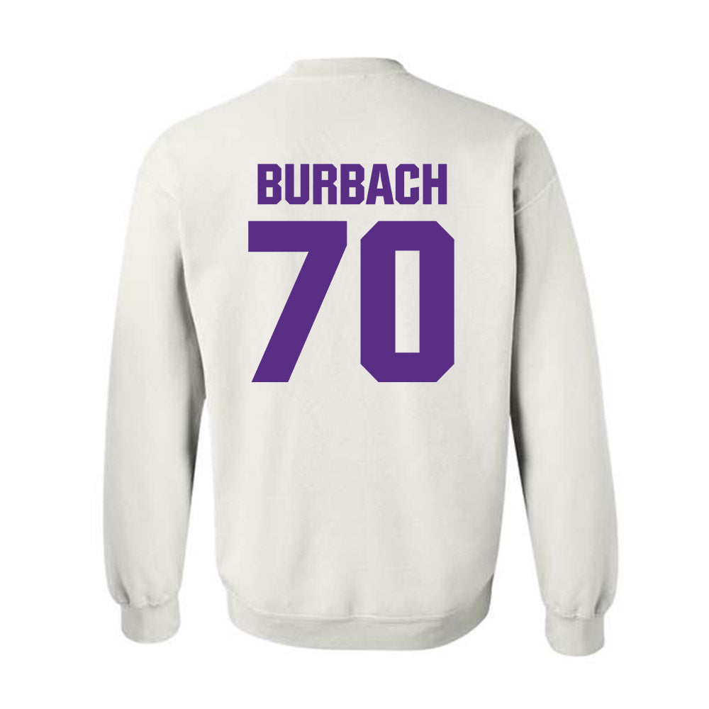 Northwestern - NCAA Football : Leighton Burbach - Sports Shersey Crewneck Sweatshirt-1