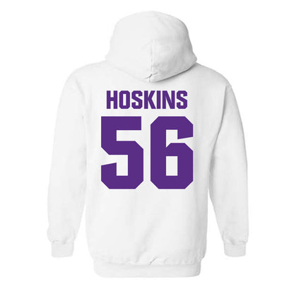 Northwestern - NCAA Football : Tre Hoskins - Sports Shersey Hooded Sweatshirt-1