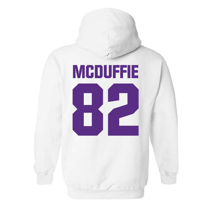 Northwestern - NCAA Football : Jaden McDuffie - Sports Shersey Hooded Sweatshirt-1