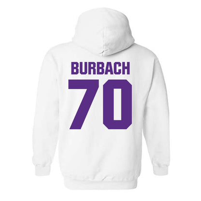 Northwestern - NCAA Football : Leighton Burbach - Sports Shersey Hooded Sweatshirt-1