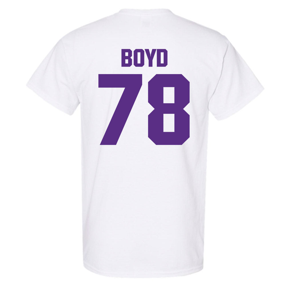 Northwestern - NCAA Football : Trey Boyd - Sports Shersey T-Shirt-1