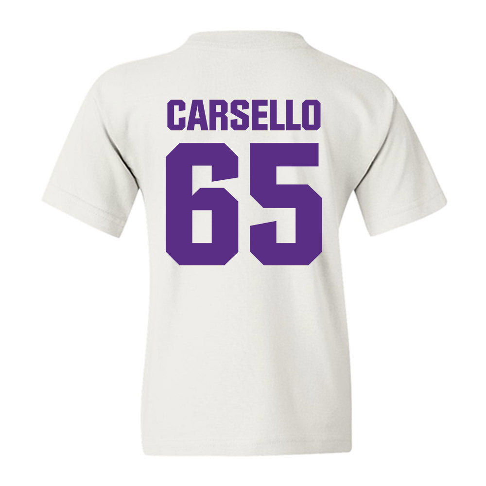 Northwestern - NCAA Football : Jackson Carsello - Sports Shersey Youth T-Shirt-1