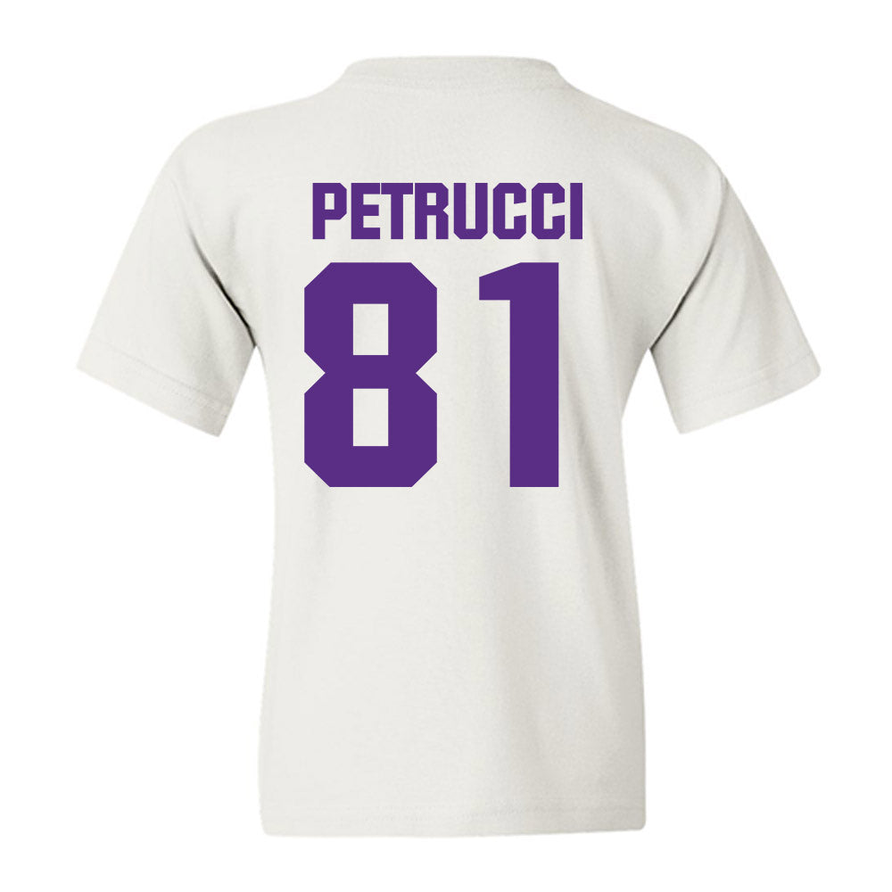 Northwestern - NCAA Football : Christopher Petrucci - Sports Shersey Youth T-Shirt-1