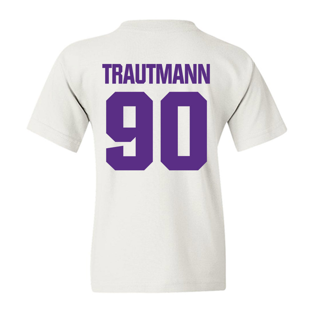 Northwestern - NCAA Football : Jack Trautmann - Sports Shersey Youth T-Shirt-1