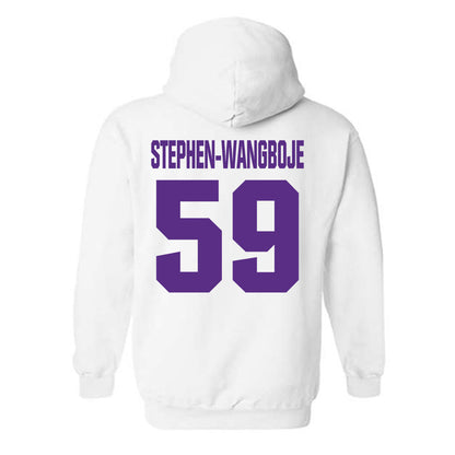 Northwestern - NCAA Football : Glory Stephen-Wangboje - Sports Shersey Hooded Sweatshirt-1