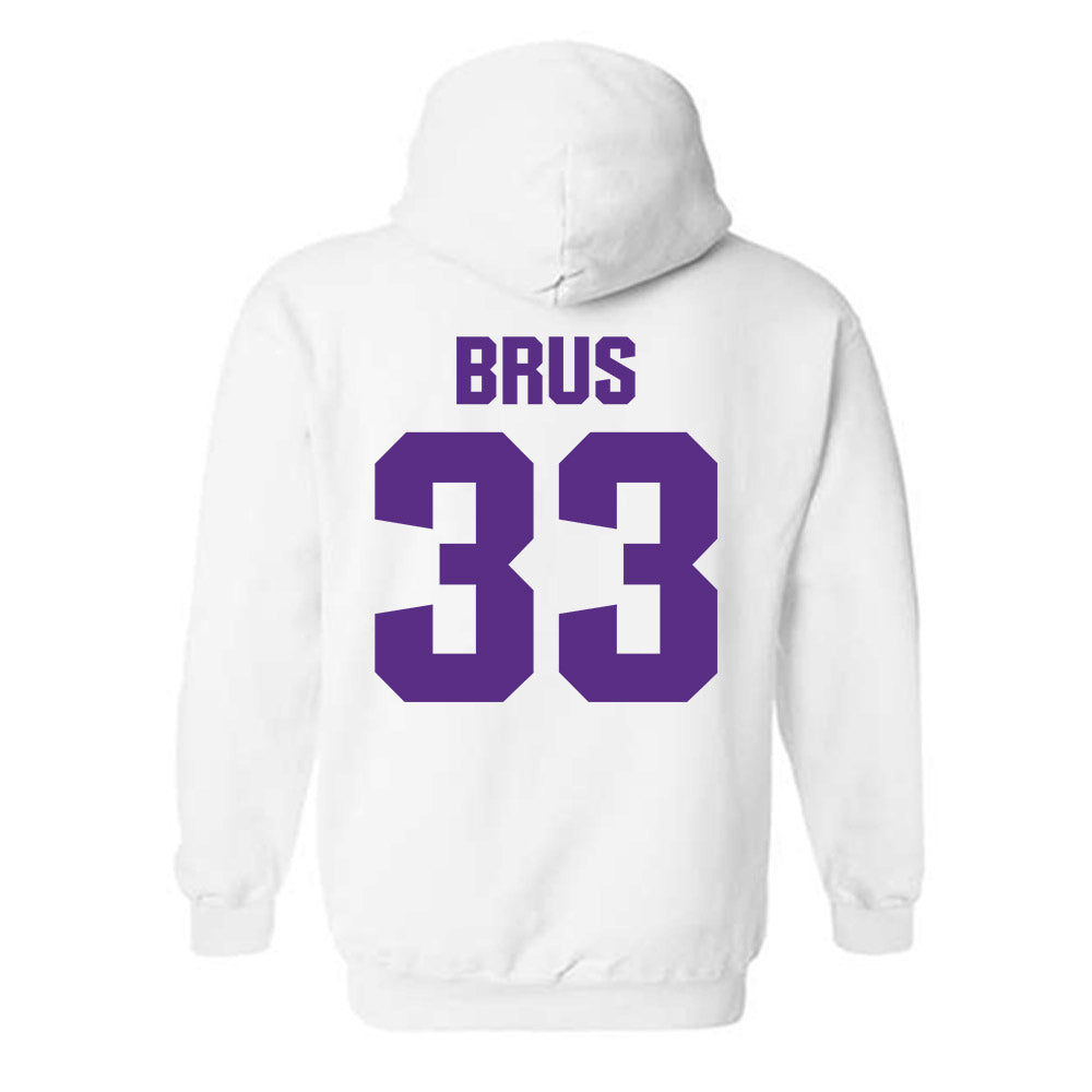 Northwestern - NCAA Football : Braydon Brus - Sports Shersey Hooded Sweatshirt