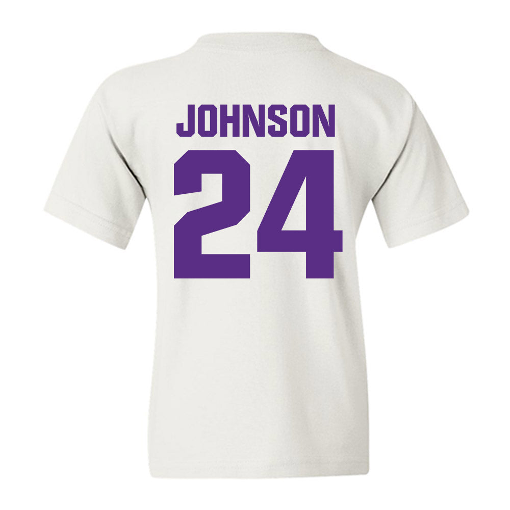 Northwestern - NCAA Football : Jamaal Johnson - Sports Shersey Youth T-Shirt-1