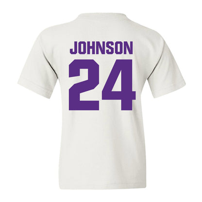 Northwestern - NCAA Football : Jamaal Johnson - Sports Shersey Youth T-Shirt-1