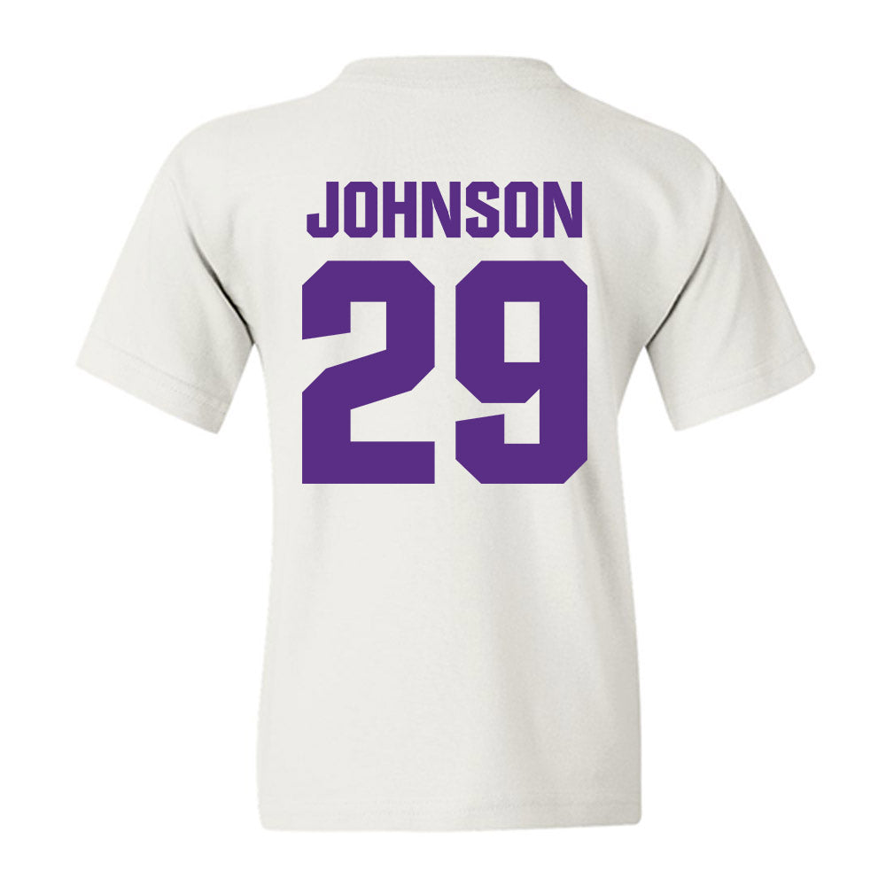 Northwestern - NCAA Football : Qayvier Johnson - Sports Shersey Youth T-Shirt-1