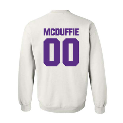 Northwestern - NCAA Football : Jaden McDuffie - Sports Shersey Crewneck Sweatshirt-1