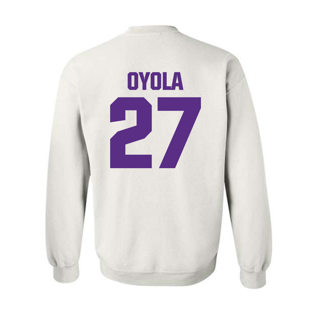 Northwestern - NCAA Football : Jack Oyola - Sports Shersey Crewneck Sweatshirt