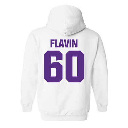 Northwestern - NCAA Football : Hayden Flavin - Sports Shersey Hooded Sweatshirt-1