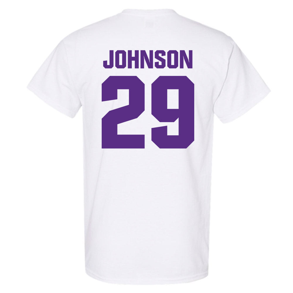Northwestern - NCAA Football : Qayvier Johnson - Sports Shersey T-Shirt-1