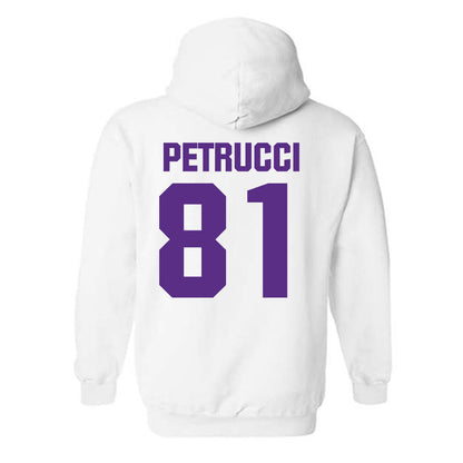Northwestern - NCAA Football : Christopher Petrucci - Sports Shersey Hooded Sweatshirt-1