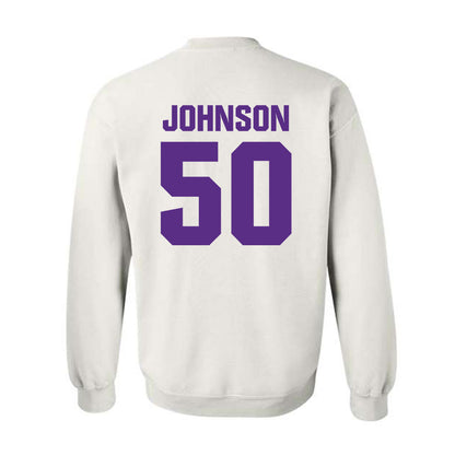 Northwestern - NCAA Football : Qayvier Johnson - Sports Shersey Crewneck Sweatshirt-1