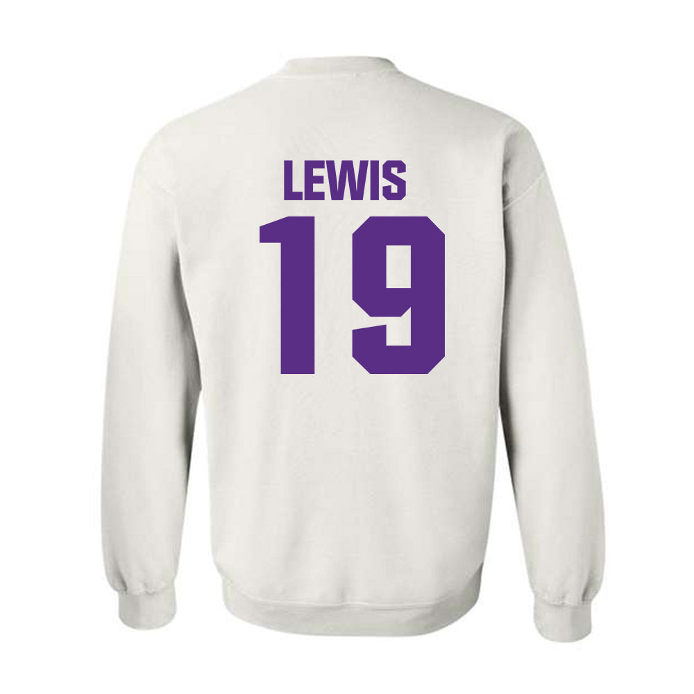 Northwestern - NCAA Football : J.J. Lewis - Sports Shersey Crewneck Sweatshirt-1