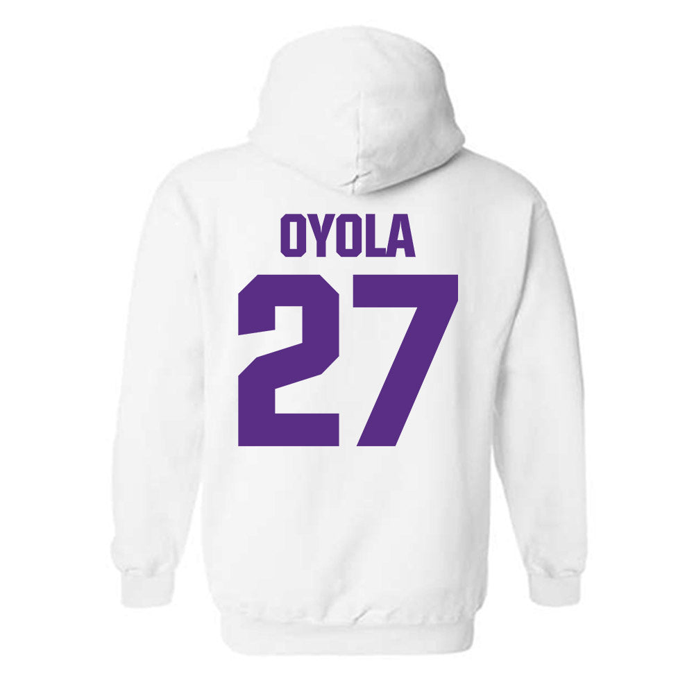 Northwestern - NCAA Football : Jack Oyola - Sports Shersey Hooded Sweatshirt