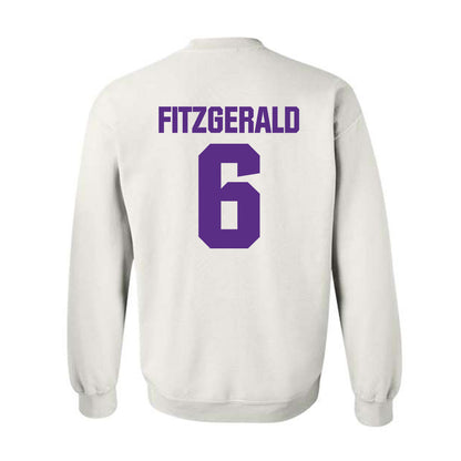 Northwestern - NCAA Football : Robert Fitzgerald - Sports Shersey Crewneck Sweatshirt