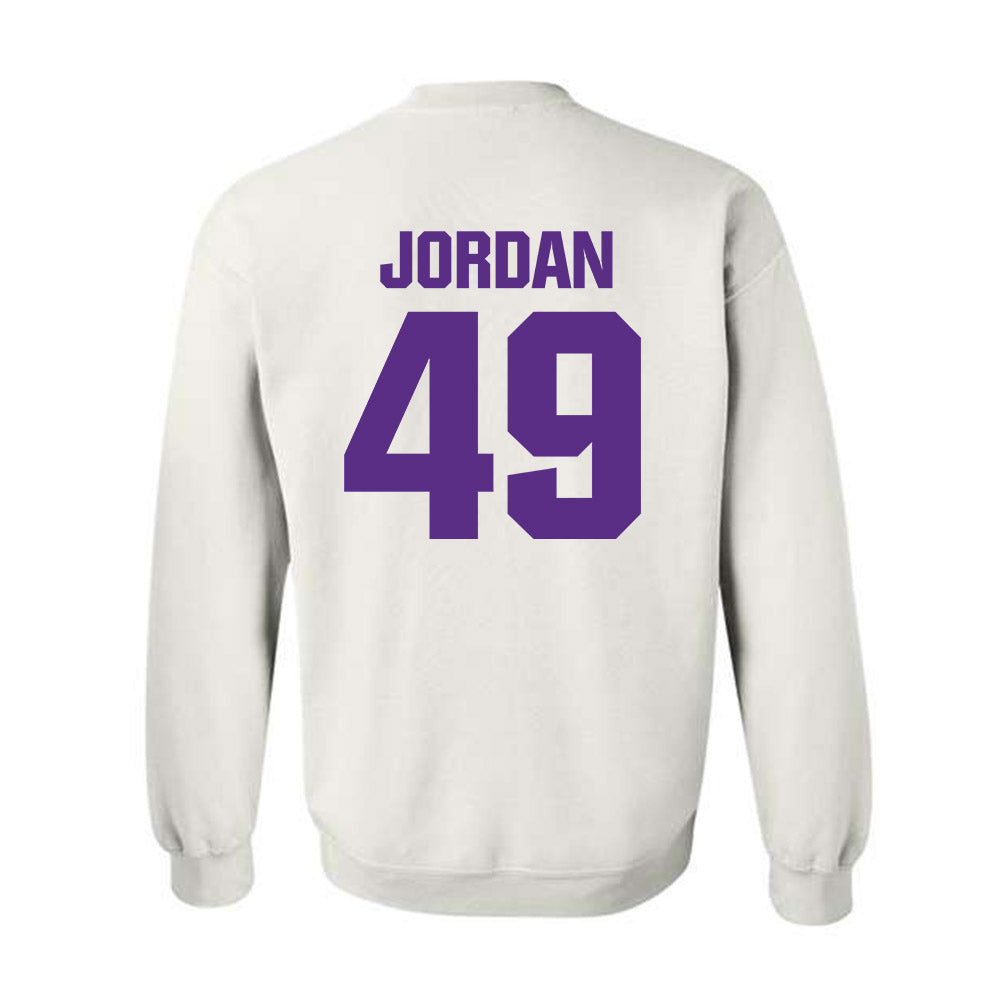 Northwestern - NCAA Football : Amare Jordan - Sports Shersey Crewneck Sweatshirt-1