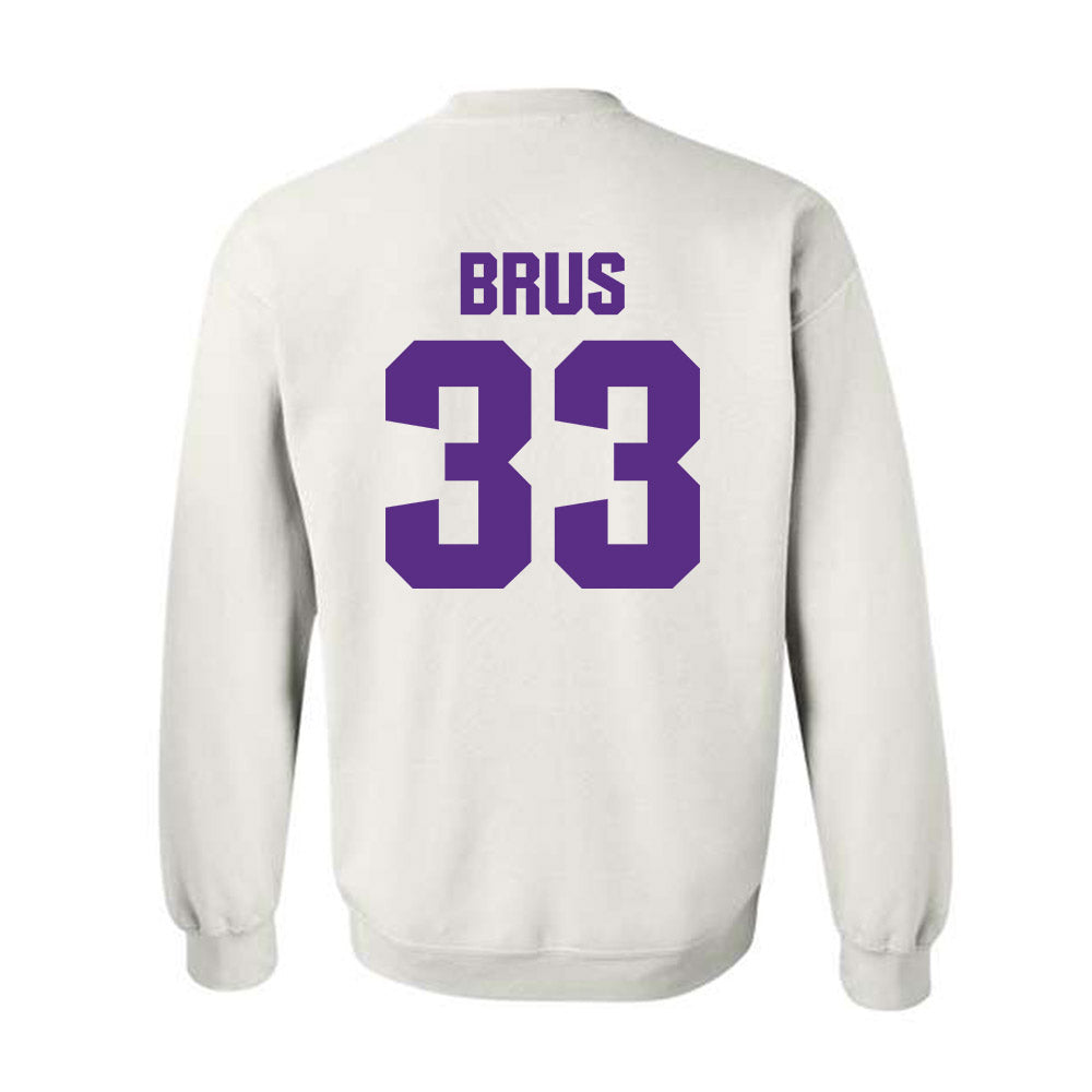 Northwestern - NCAA Football : Braydon Brus - Sports Shersey Crewneck Sweatshirt