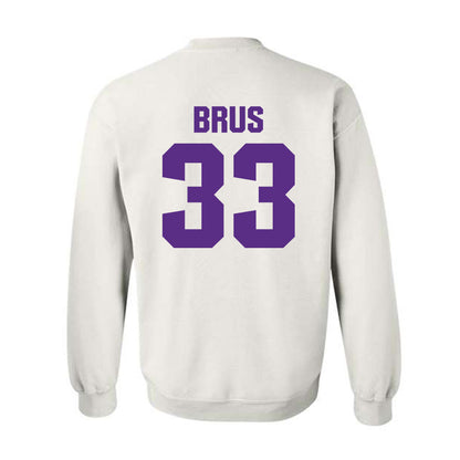 Northwestern - NCAA Football : Braydon Brus - Sports Shersey Crewneck Sweatshirt