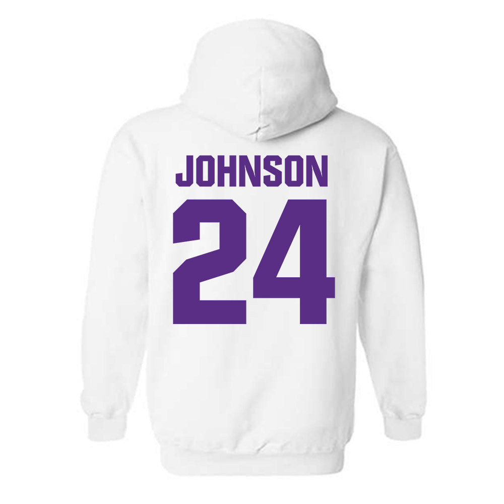 Northwestern - NCAA Football : Jamaal Johnson - Sports Shersey Hooded Sweatshirt-1