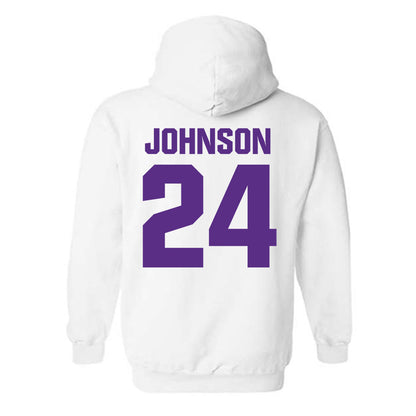 Northwestern - NCAA Football : Jamaal Johnson - Sports Shersey Hooded Sweatshirt-1
