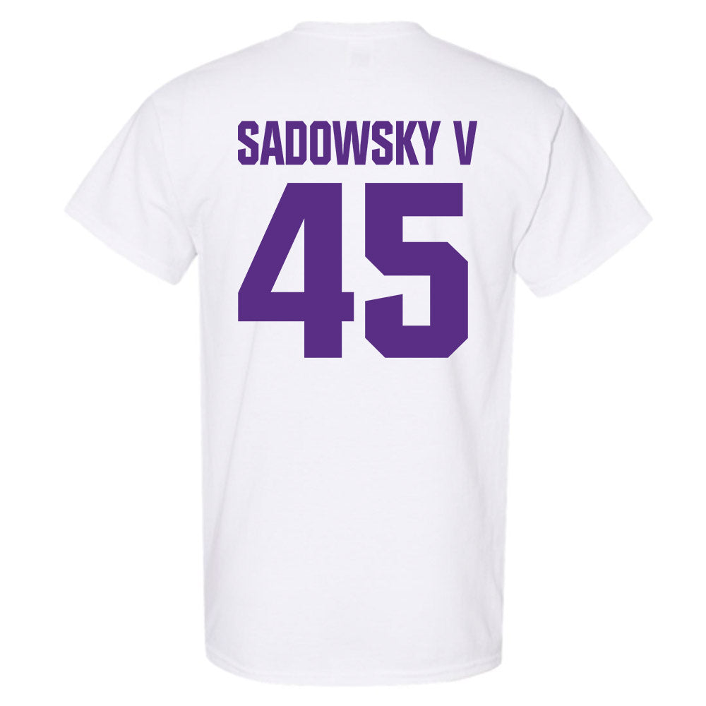 Northwestern - NCAA Football : Jack Sadowsky V - Sports Shersey T-Shirt-1