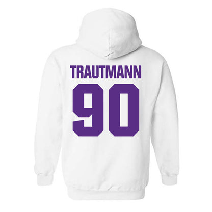 Northwestern - NCAA Football : Jack Trautmann - Sports Shersey Hooded Sweatshirt-1