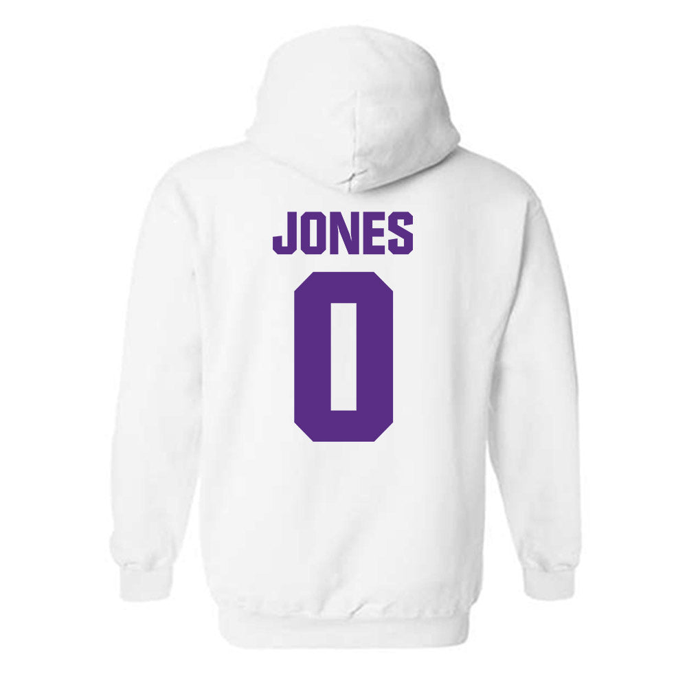 Northwestern - NCAA Football : Alijah Jones - Sports Shersey Hooded Sweatshirt-1