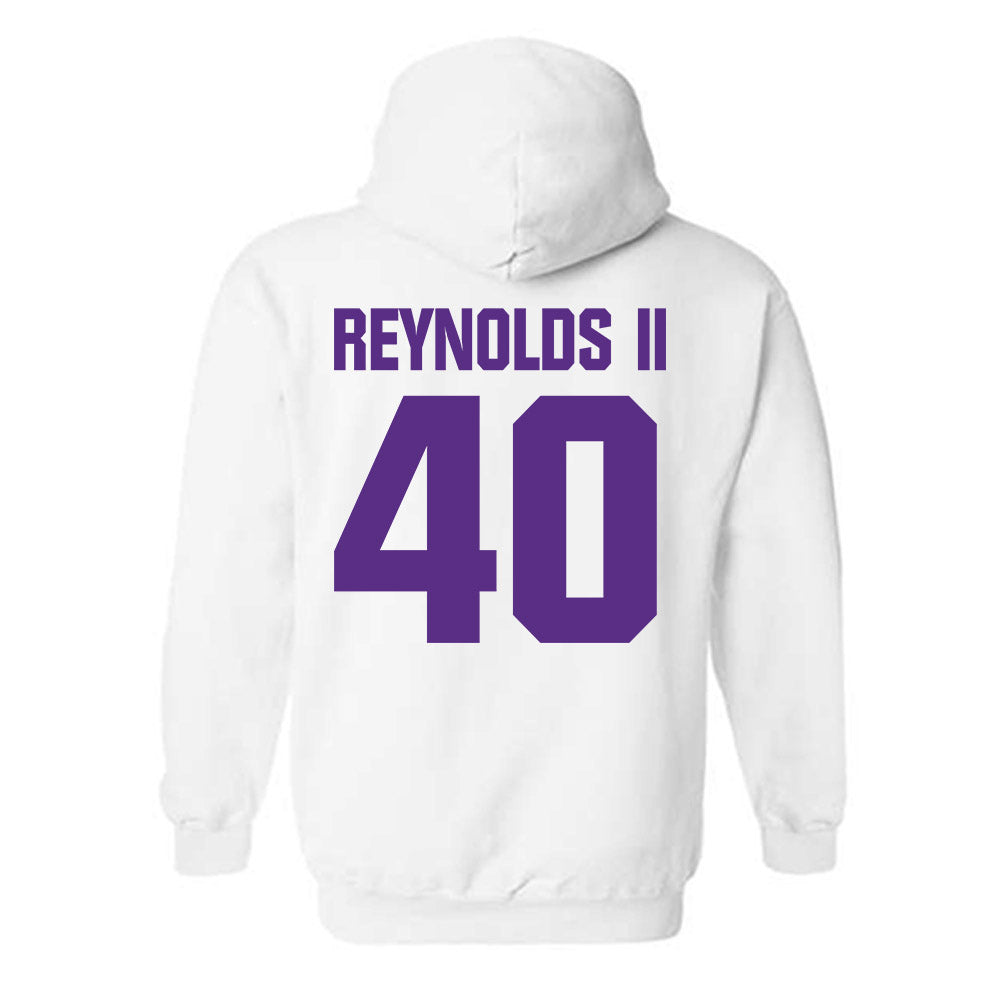 Northwestern - NCAA Football : Jason Reynolds II - Sports Shersey Hooded Sweatshirt-1