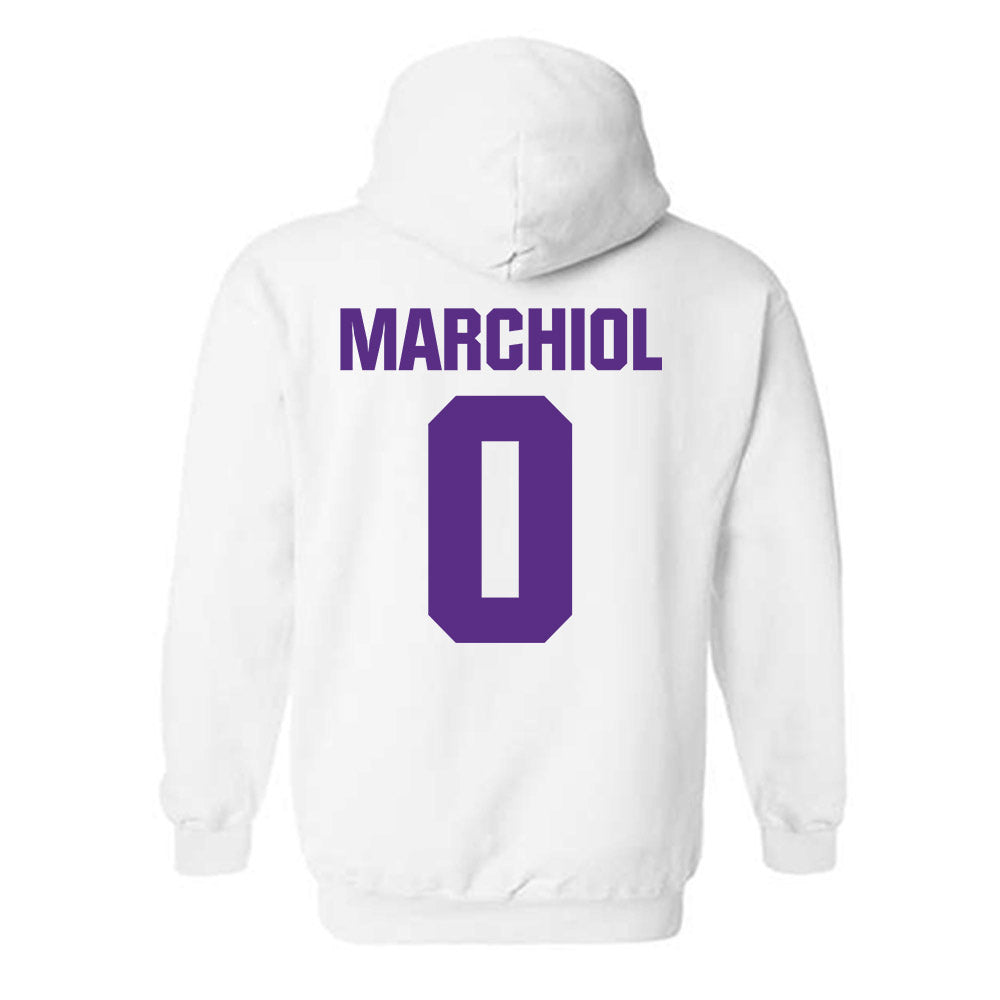 Northwestern - NCAA Football : Nicco Marchiol - Sports Shersey Hooded Sweatshirt-1