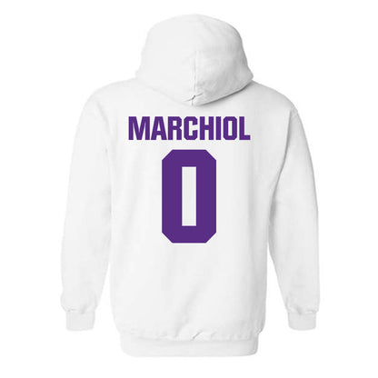Northwestern - NCAA Football : Nicco Marchiol - Sports Shersey Hooded Sweatshirt-1