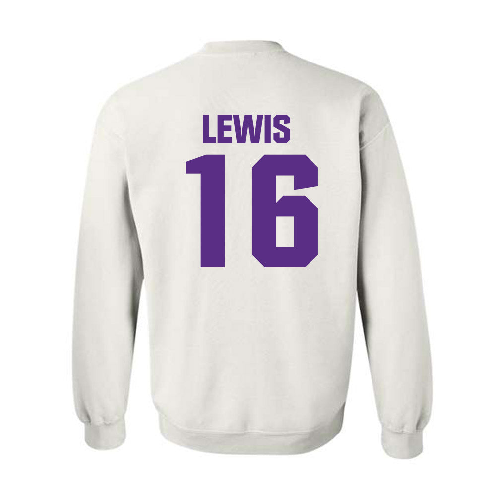 Northwestern - NCAA Football : J.J. Lewis - Sports Shersey Crewneck Sweatshirt-1
