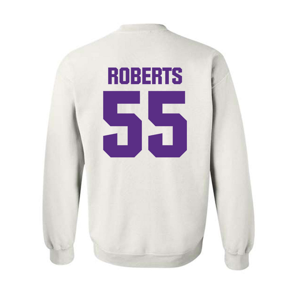 Northwestern - NCAA Football : Dylan Roberts - Sports Shersey Crewneck Sweatshirt-1